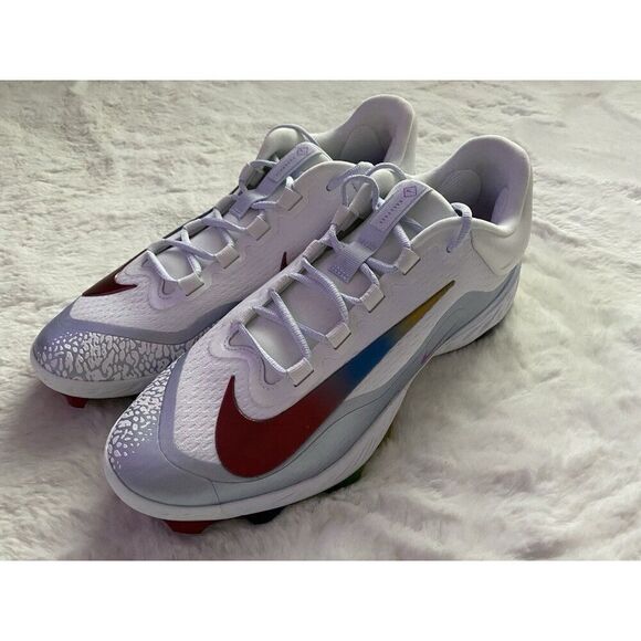 Nike Alpha Huarache Elite 4 Low MCS White Hyper‎ Violet FQ7724-106 Men’s Sz 13 main image 7